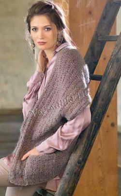 Объёмный кардиган из тонкого мохера, фото Объёмный кардиган из тонкого мохера, фото