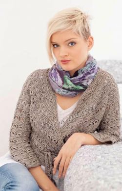 Серый жакет с запахом Серый жакет с запахом