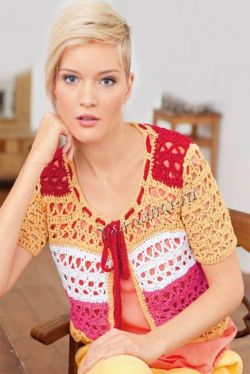 Жакет - узоры и полоски Жакет - узоры и полоски