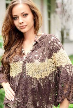 Жакет ажурный крючком Жакет ажурный крючком