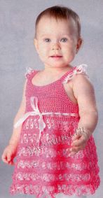 Ажурное платье с двойным подолом Ажурное платье с двойным подолом