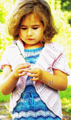 Болеро для девочки спицами, фото Болеро для девочки спицами, фото