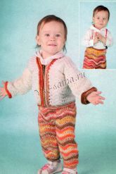 Костюм с узором волны Костюм с узором волны