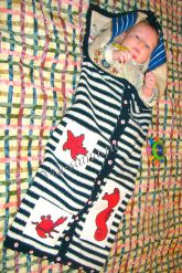 Покрывало-конверт с морскими животными Покрывало-конверт с морскими животными