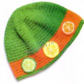 Шапочка крючком - Фрукты Шапочка крючком - Фрукты