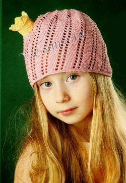 Шапочка крючком Принцесса Шапочка крючком Принцесса