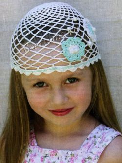 Шапочка крючком жемчужная Шапочка крючком жемчужная