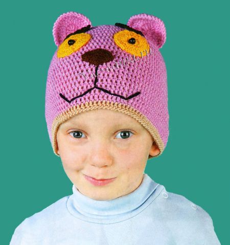 Шапка Розовая пантера, фото Шапка Розовая пантера, фото