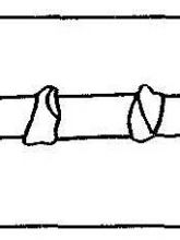 Шов «вытянутый стежок с прикрепами» Шов «вытянутый стежок с прикрепами»