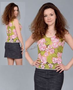 Цветастая майка Цветастая майка