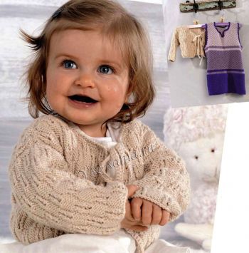 Трехцветная туника и жакетик с ажурным узором, фото Трехцветная туника и жакетик с ажурным узором, фото