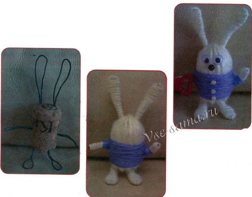 Игрушки из пробок и ниток, фото 2 Игрушки из пробок и ниток, фото 2