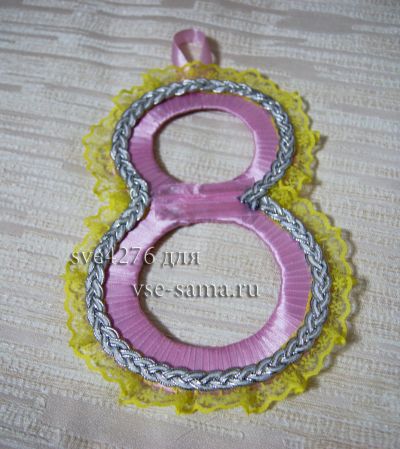 Мастер-класс - Подвеска 8 марта, 3 Мастер-класс - Подвеска 8 марта, 3