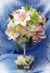 Лилии, ромашки и розы (Три топиария - один МК), фото 1 Лилии, ромашки и розы (Три топиария - один МК), фото 1