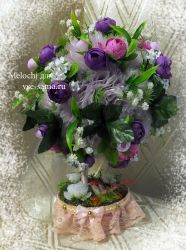 Лилии, ромашки и розы (Три топиария - один МК), фото 3 Лилии, ромашки и розы (Три топиария - один МК), фото 3