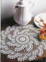 МК - Летняя шляпка крючком, фото салфетки МК - Летняя шляпка крючком, фото салфетки