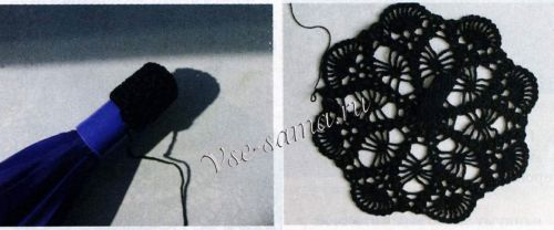 Ажурный зонтик крючком, рис. 1, 2 Ажурный зонтик крючком, рис. 1, 2