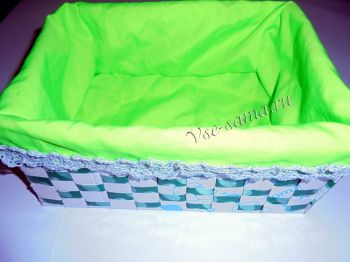 Коробочка из картона и подарочной ленты, фото Коробочка из картона и подарочной ленты, фото