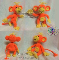 МК - Обезьянка Лерка от Берта, фото МК - Обезьянка Лерка от Берта, фото