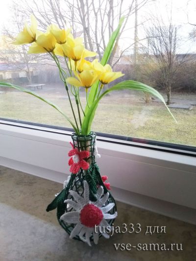 Мастер-класс - Цветочная вазочка, фото 7 Мастер-класс - Цветочная вазочка, фото 7