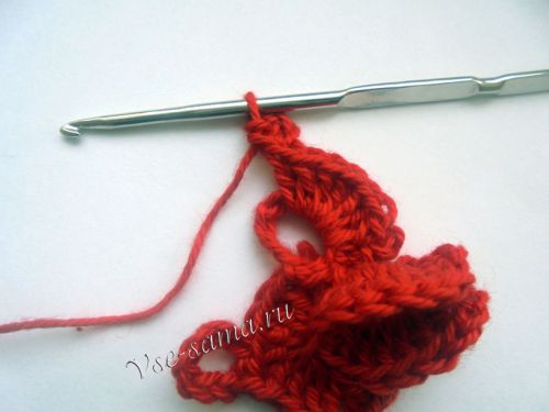 Необычный цветочек крючком, фото 14 Необычный цветочек крючком, фото 14