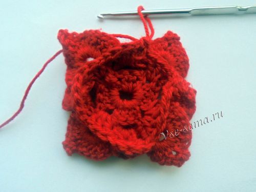 Необычный цветочек крючком, фото 19 Необычный цветочек крючком, фото 19
