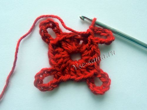 Необычный цветочек крючком, фото 6 Необычный цветочек крючком, фото 6