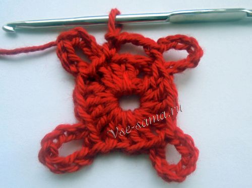 Необычный цветочек крючком, фото 7 Необычный цветочек крючком, фото 7