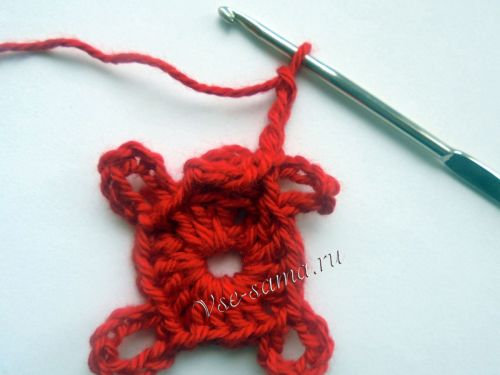 Необычный цветочек крючком, фото 9 Необычный цветочек крючком, фото 9