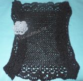 Очень простое болеро крючком Очень простое болеро крючком