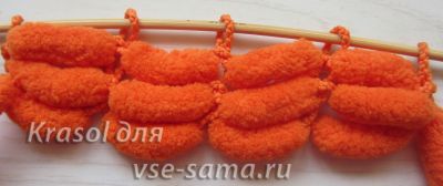 3 ряд вязания 3 ряд вязания