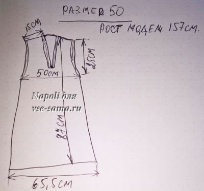 Выкройка сарафана Выкройка сарафана