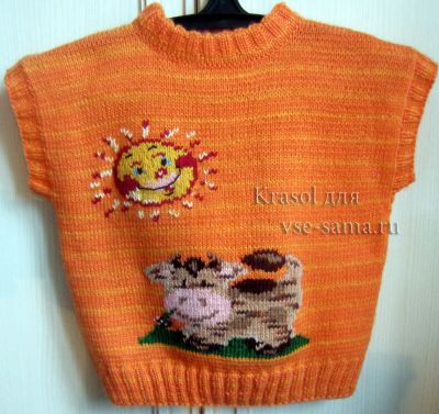 МК - Жилетка На солнечной поляночке, 19 МК - Жилетка На солнечной поляночке, 19