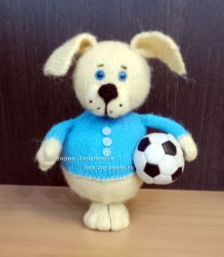 Щенок - футболист, фото Щенок - футболист, фото