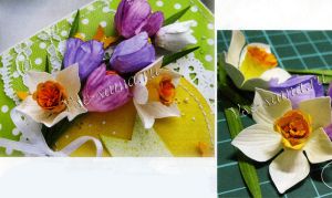 Солнечный букет из бумаги Солнечный букет из бумаги