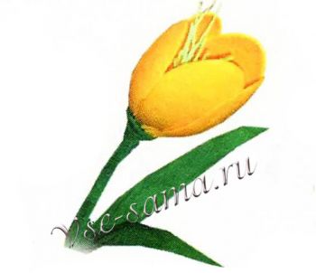 Тюльпаны из ложек, фото Тюльпаны из ложек, фото