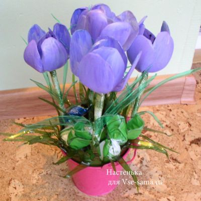 МК - Крокусы из пластиковых бутылок, фото 2 МК - Крокусы из пластиковых бутылок, фото 2