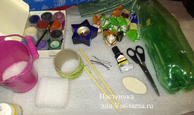 МК - Крокусы из пластиковых бутылок, 1 МК - Крокусы из пластиковых бутылок, 1