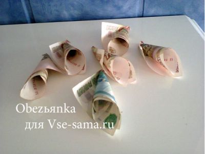 МК - Гнездо из денег и конфет, фото 4 МК - Гнездо из денег и конфет, фото 4