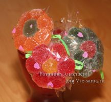 Мастер-класс - Букет из мармелада, фото 12 Мастер-класс - Букет из мармелада, фото 12