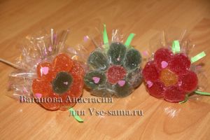 Мастер-класс - Букет из мармелада, фото 9 Мастер-класс - Букет из мармелада, фото 9