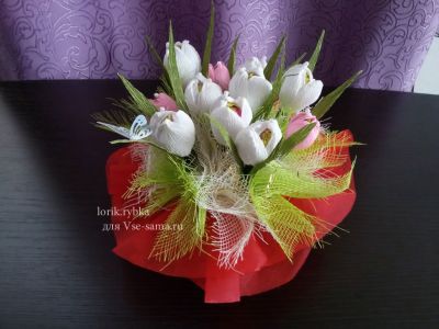 Мастер-класс - Весенний букет. Крокусы, фото 13 Мастер-класс - Весенний букет. Крокусы, фото 13