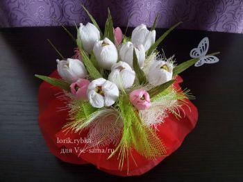 Мастер-класс - Весенний букет. Крокусы, фото Мастер-класс - Весенний букет. Крокусы, фото