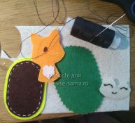 пришиваем овалы пришиваем овалы