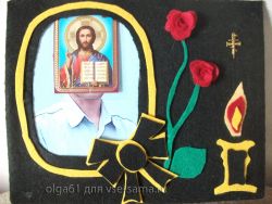 Рамка для фото из фетра Рамка для фото из фетра