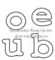 Выкройки букв, 2 Выкройки букв, 2