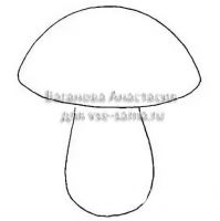 выкройка грибочка выкройка грибочка