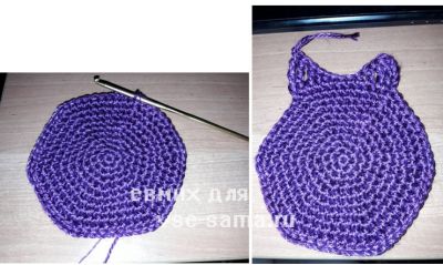 вяжем круг для тела совы вяжем круг для тела совы