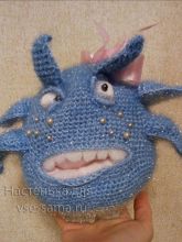 Игрушка крючком - Бактерия Триша, фото Игрушка крючком - Бактерия Триша, фото