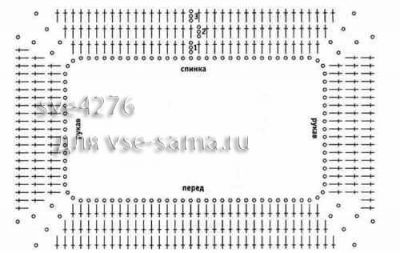 Схема кокетки Схема кокетки